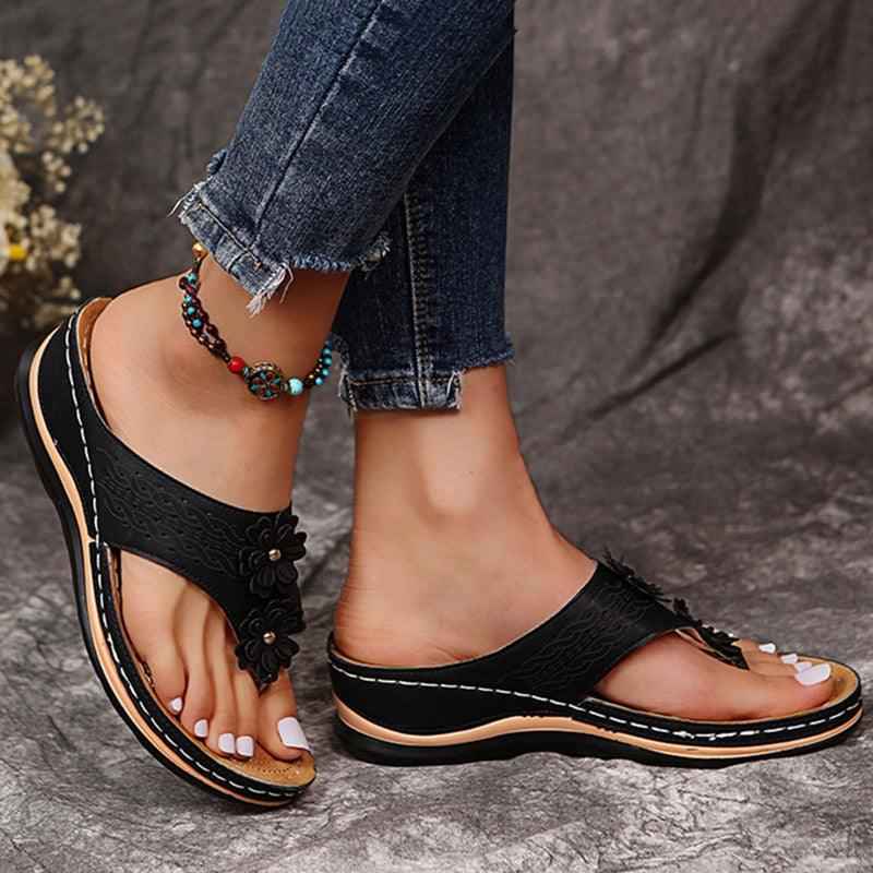 Blair™ | Lederoptik-Sandalen